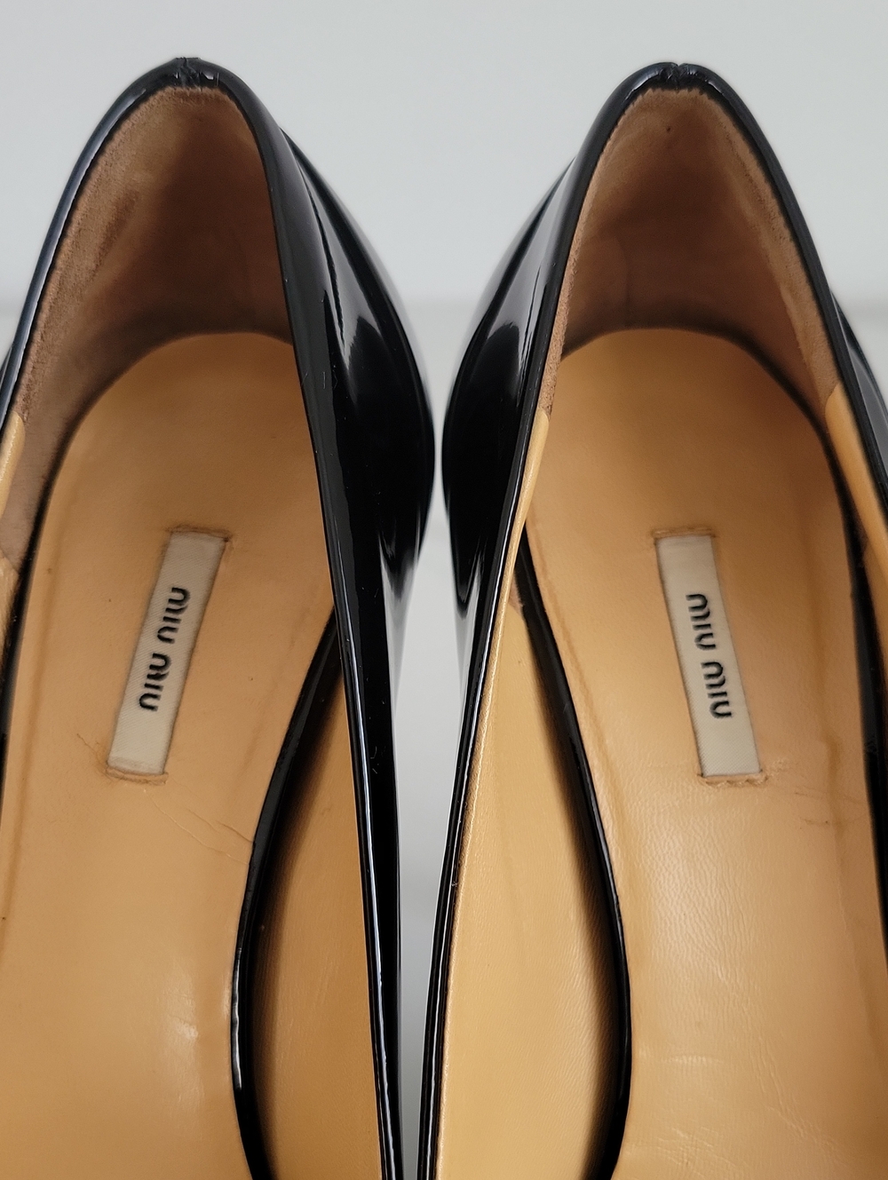 Miu Miu Black Patent High Heel Pumps - Picture 11 of 16